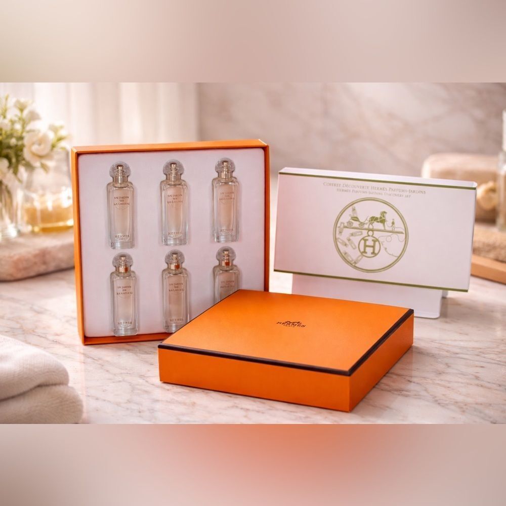 Hermès Jardins Discovery Set | Mini Perfume Collection | 4 Eau de Toilette